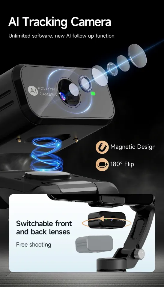 TOKOI M03 Kamera Takip Özellikli 3 Eksenli Gimbal