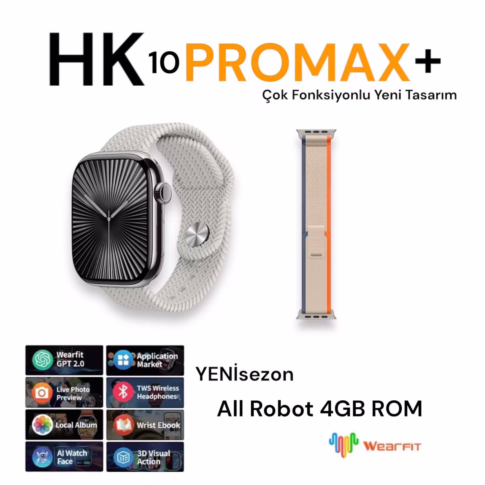 HK10 Pro Max+ Akıllı Saat