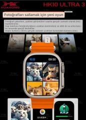 Bubitechh Hk 10 Ultra 3 49M Akıllı Saat 6 Kordon