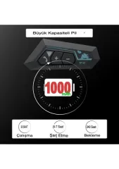 BT22 Motorcu Kaskı Intercom  Bluetooth 5.0 Kablosuz İletişim Sistemi