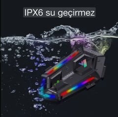 Y20 Max Kablosuz Motosiklet Kask İntercom