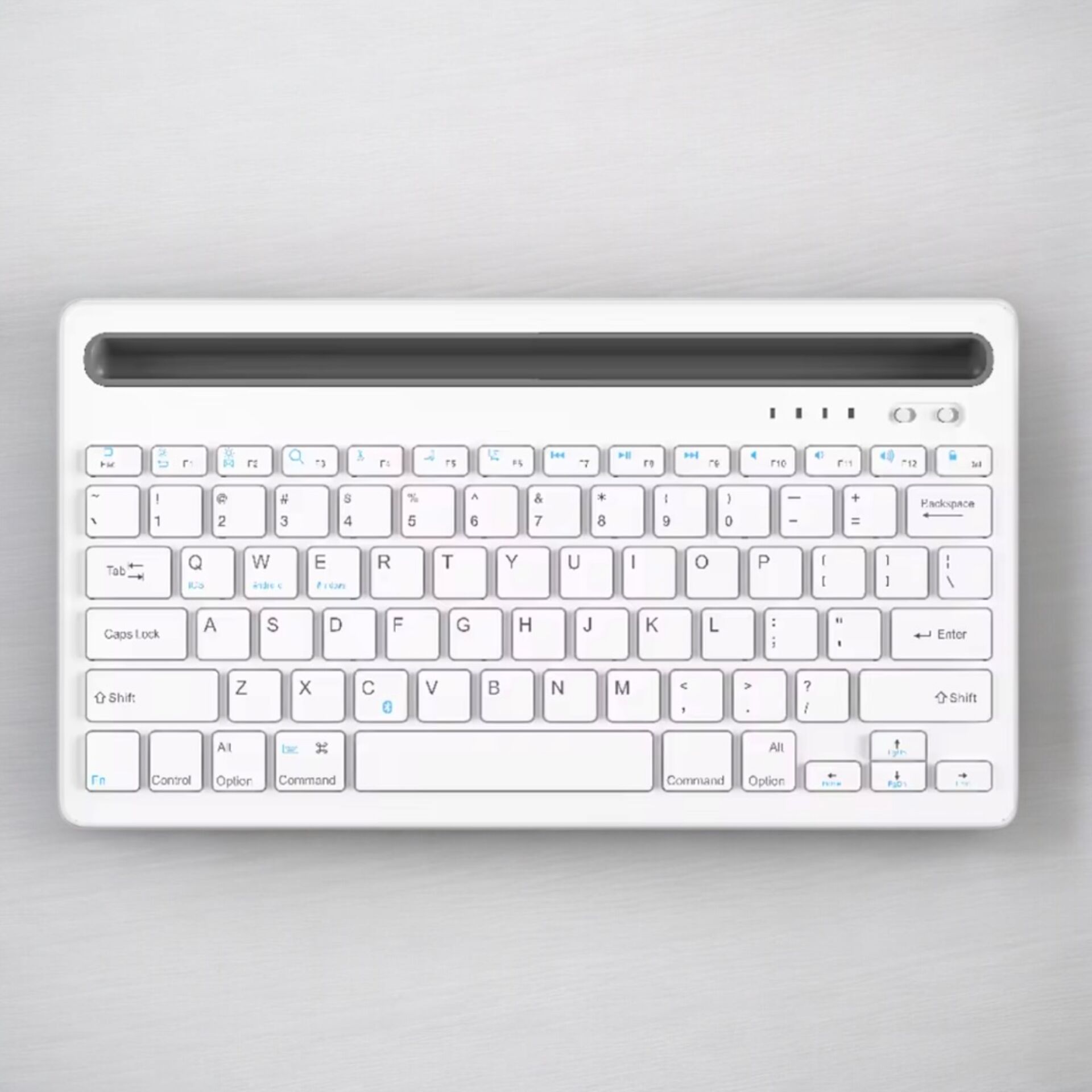 Taşınabilir Bluetooth Akıllı Klavye Beyaz