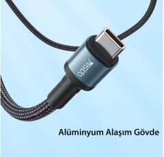 Çift Taraflı Type-C Şarj Kablosu