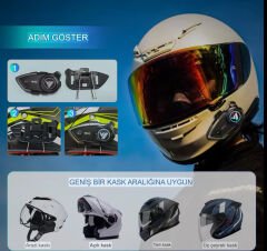 Bubitechh Y80 Bluetooth Motorcu Kulaklık Motosiklet Intercom