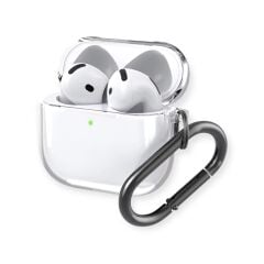 AirPods 4 Şeffaf Silikon Koruma Kılıfı