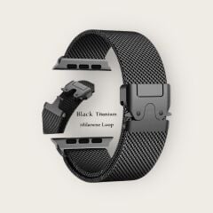 49M-Titanyum Loop Kordon SİYAH