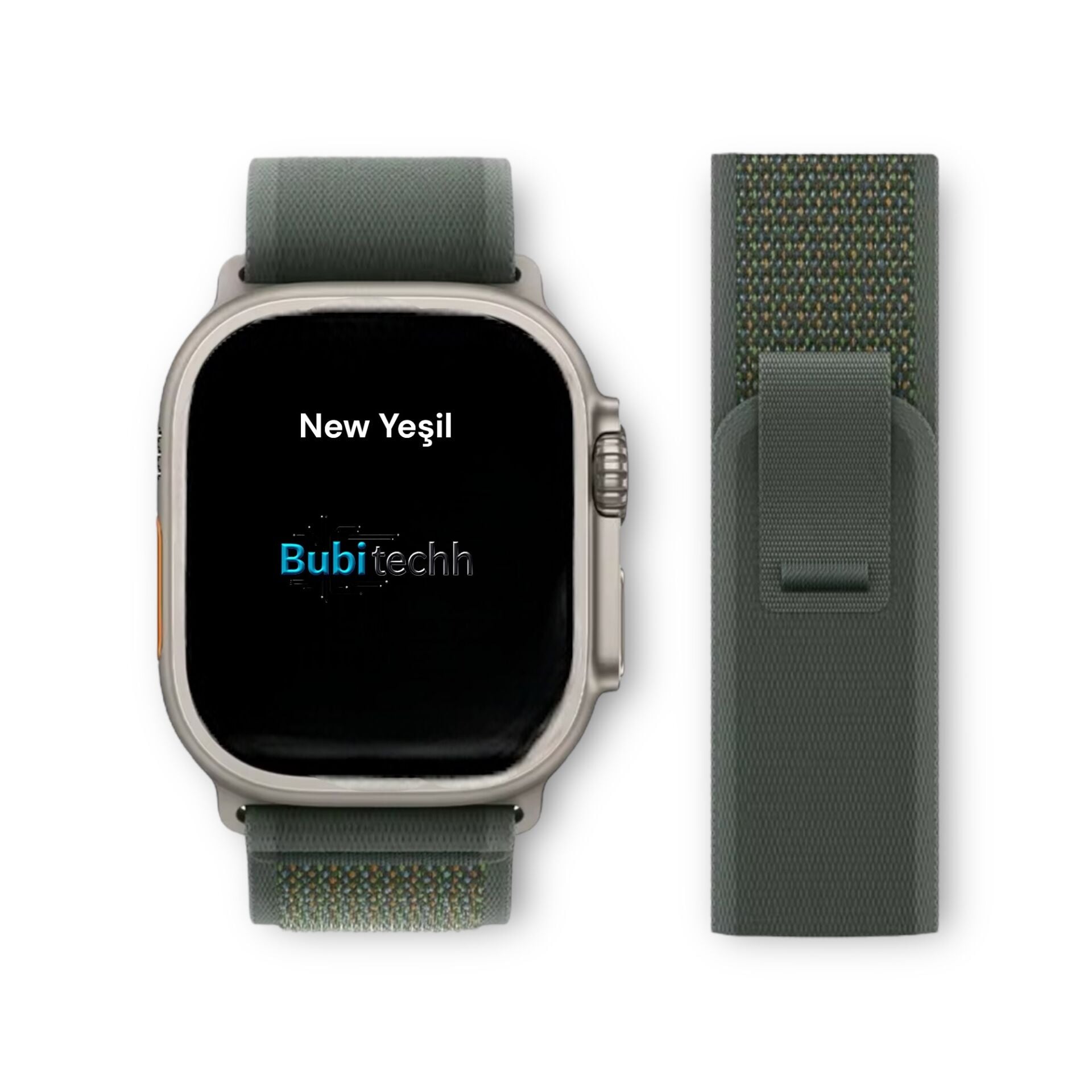 Apple Watch Ultra 2/3 Trail- Alpine Kordon Yeşil