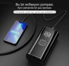 Araç Lastik Şişirme Pompası- motosiklet, bisiklet, top ve daha fazlası