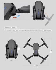 E88 Pro 4K HD Kamera Drone