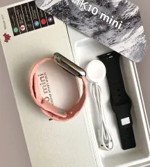 HK 10 Mini 42m Amoled Ekran Akıllı Saat Gümüş