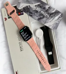 HK 10 Mini 42m Amoled Ekran Akıllı Saat Gümüş