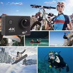 4K Ultra HD Aksiyon Kamerası – Su Geçirmez, Geniş Açı