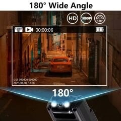 Mini Yaka Body Kamera WiFi Bağlantılı Güvenlik Kamerası