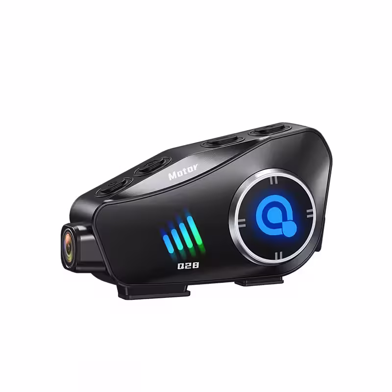 Kameralı Motosiklet Kask Kulaklığı – HD 1080P Kayıt İntercom