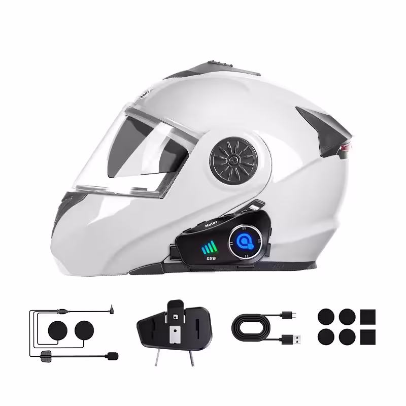 Kameralı Motosiklet Kask Kulaklığı – HD 1080P Kayıt İntercom