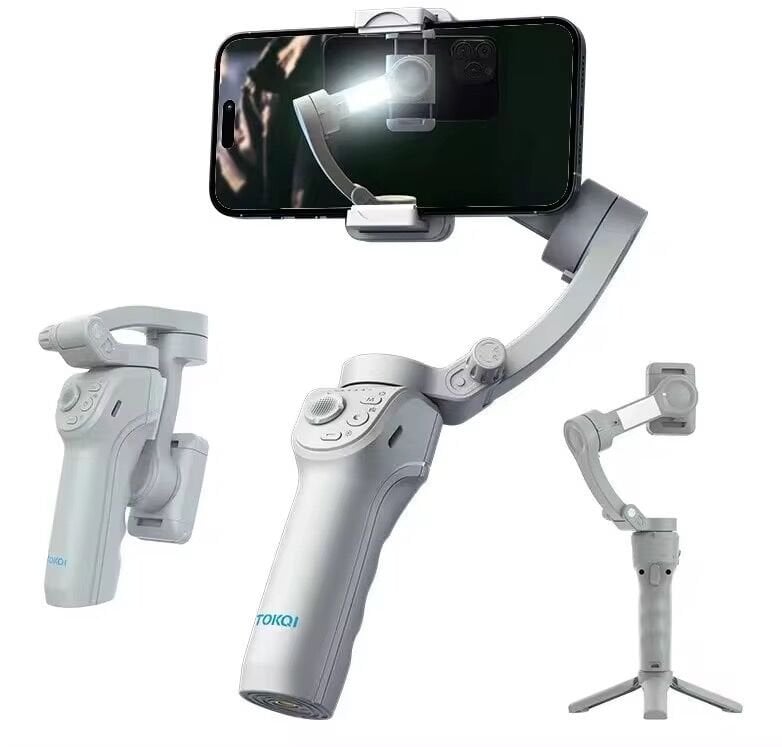 TOIKO 3 Eksenli Akıllı Telefon Tripod Gimbal Sabitleyici