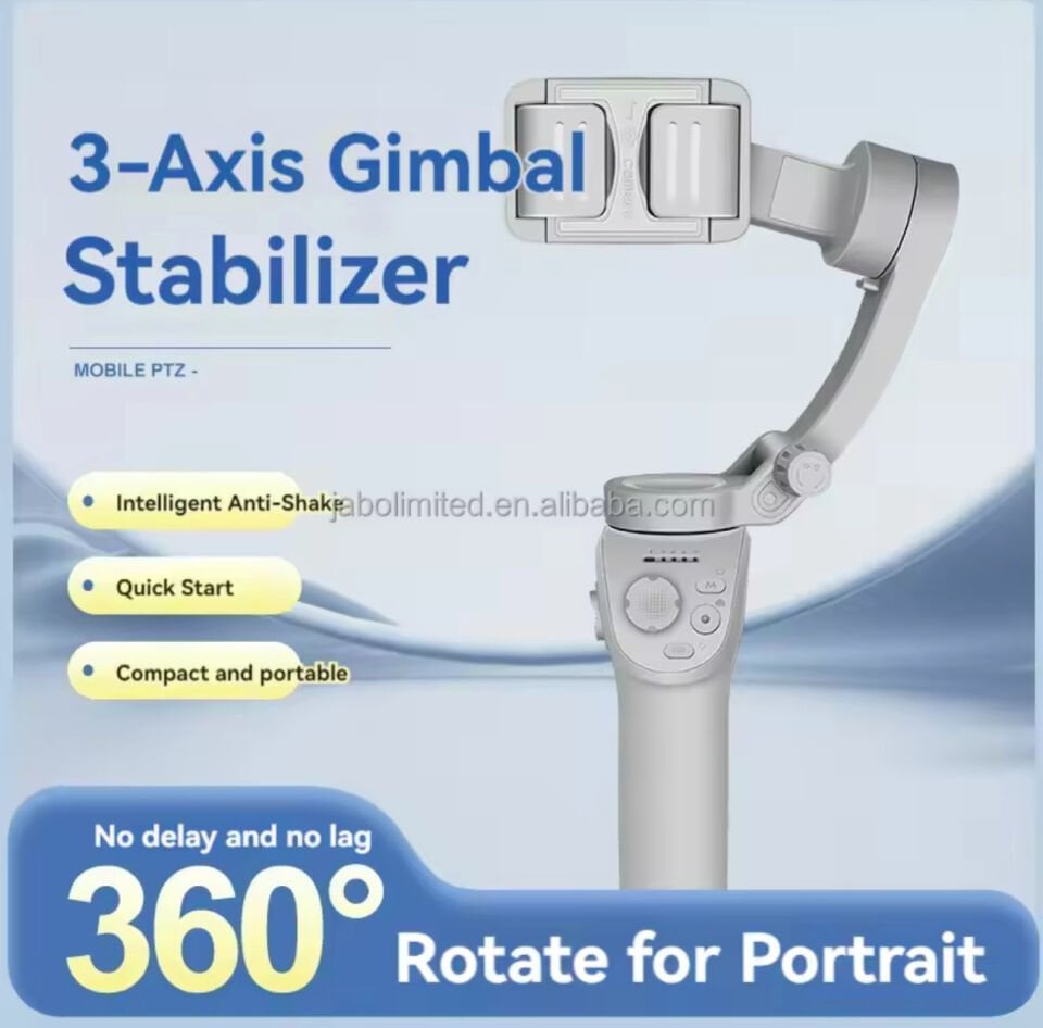 TOIKO 3 Eksenli Akıllı Telefon Tripod Gimbal Sabitleyici