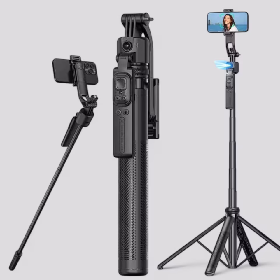 C17 Kumandalı Kameralı Selfie Tripod 1.63cm