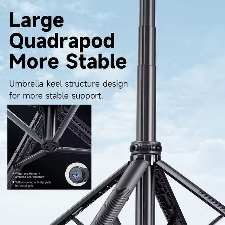 C17 Kumandalı Kameralı Selfie Tripod 1.63cm