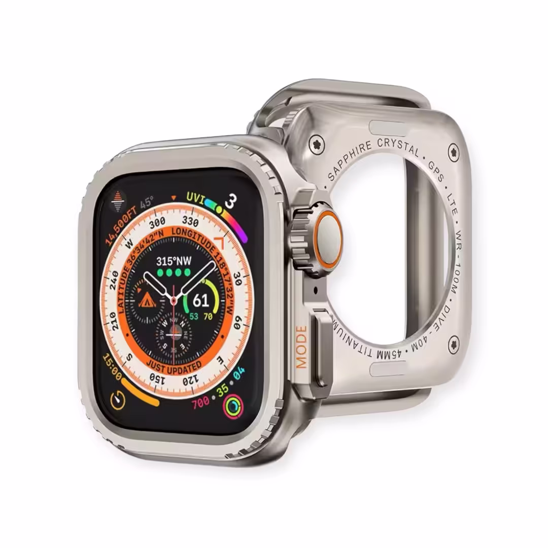 Apple Watch Ultra 49mm Premium Titanyum Metal Kasa