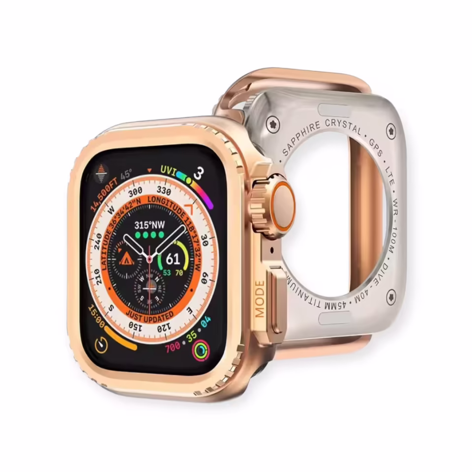 Apple Watch Ultra 49mm Premium Titanyum Metal Kasa