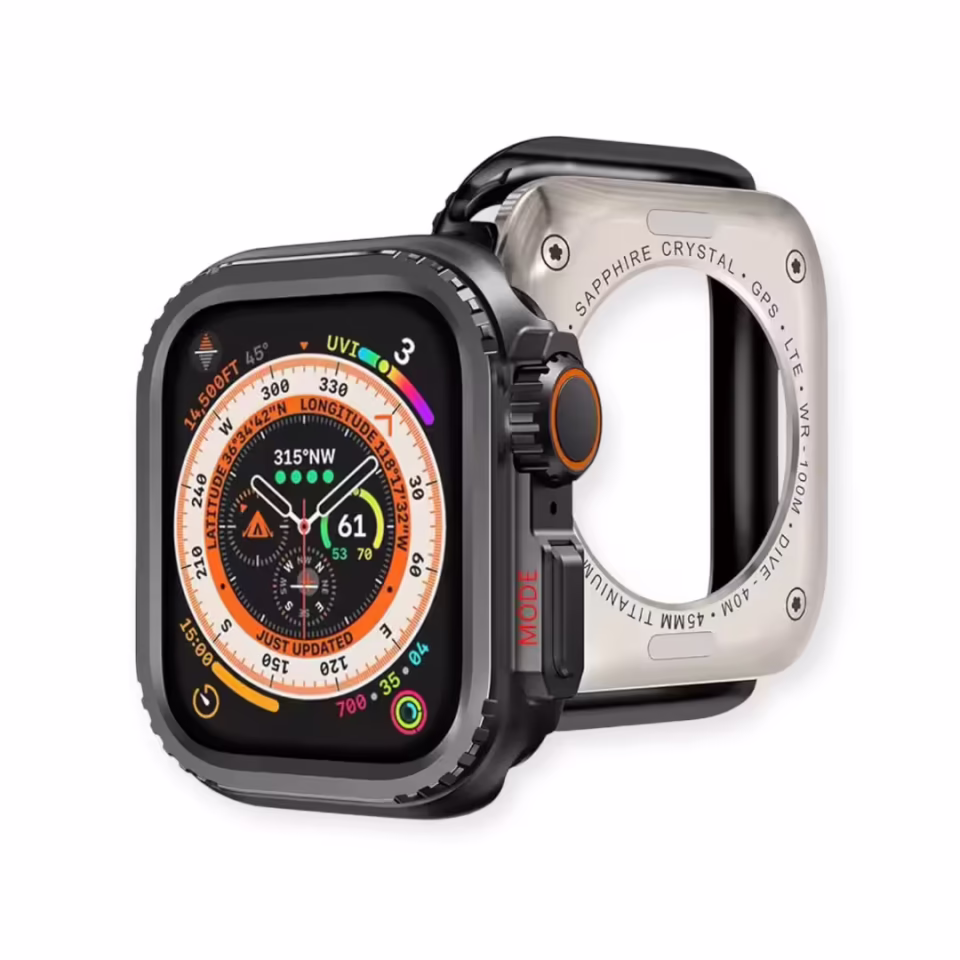 Apple Watch Ultra 49mm Premium Titanyum Metal Kasa