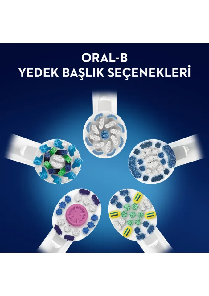 Oral-B 3D White 8'li Diş Fırçası Yedek Başlığı