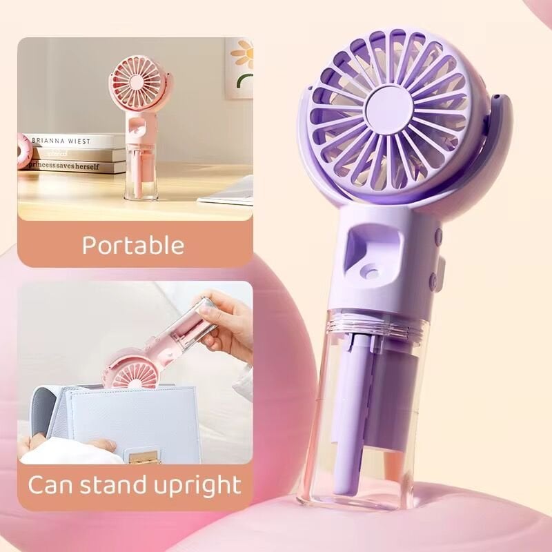 Mini Fan Spreyli Soğutucu Su Hazneli Şarj Edilebilir