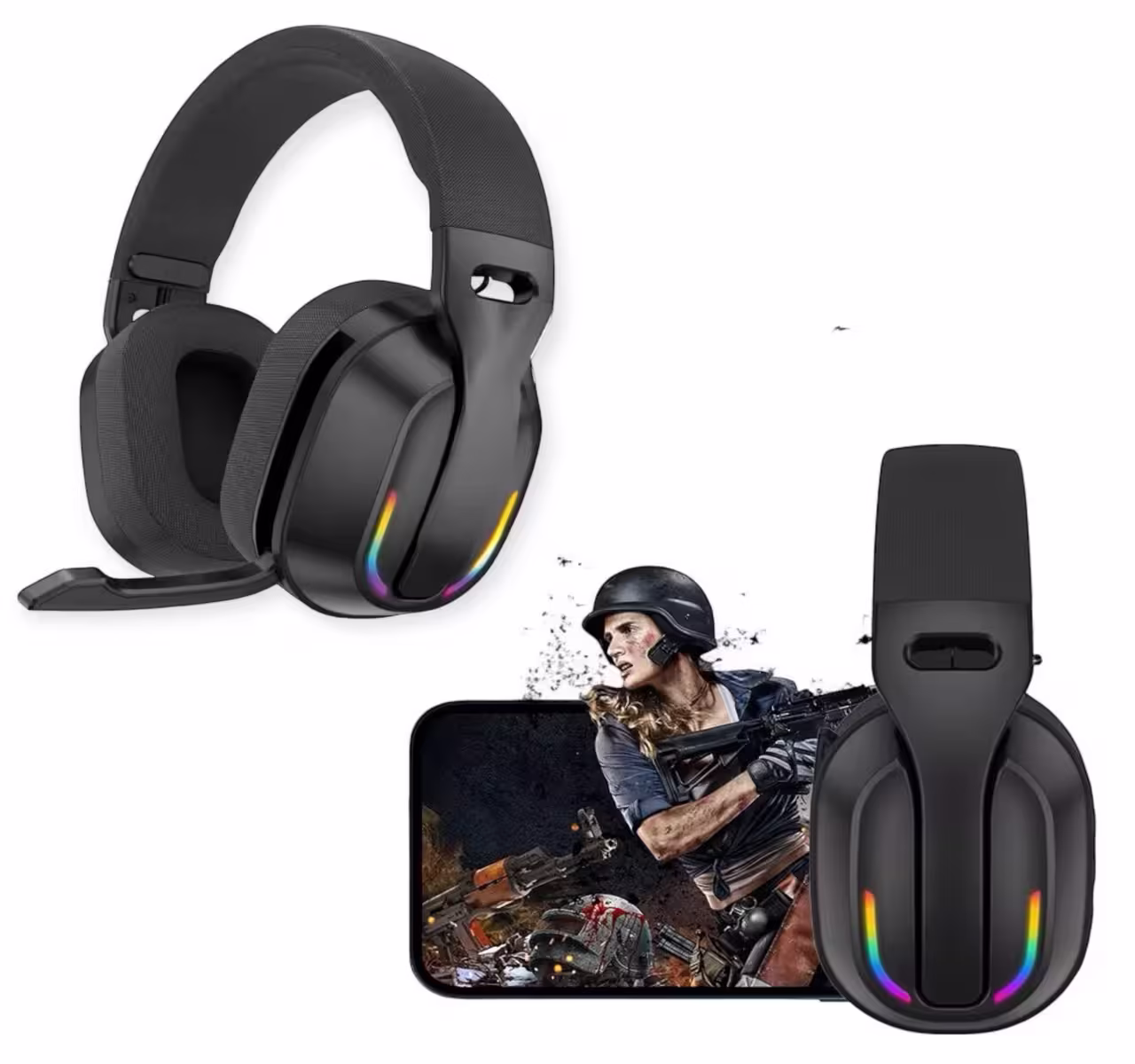 PG-B500 Profesyonel Oyuncu Kulaklığı - Düşük Gecikme Modu