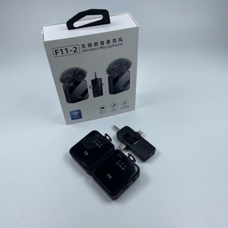 F11-2 Kablosuz Yaka mikrofonu