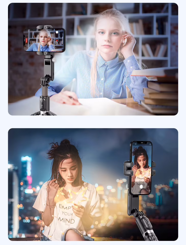 Q18 Profesyonel Akıllı Telefon Gimbal Tripod Sabitleyici