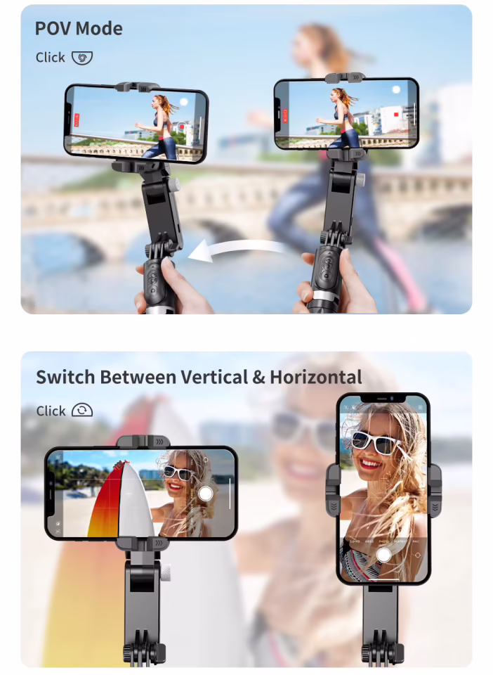 Q18 Profesyonel Akıllı Telefon Gimbal Tripod Sabitleyici