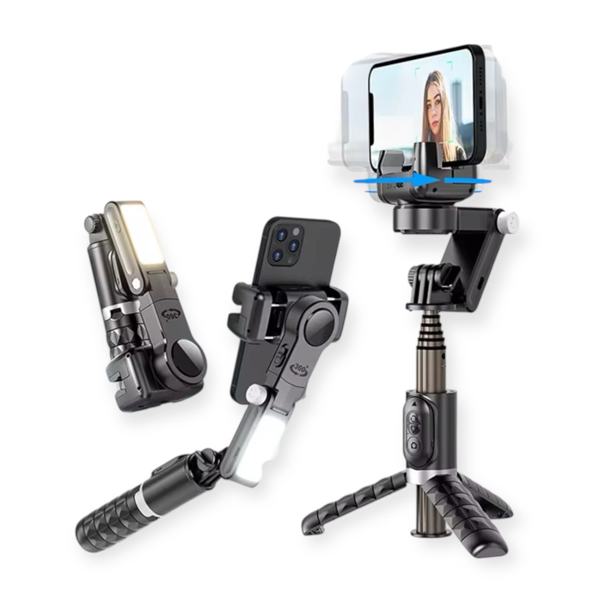 Q18 Profesyonel Akıllı Telefon Gimbal Tripod Sabitleyici