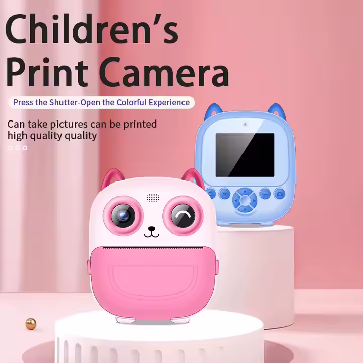 Çocuk Print Kamera - 1080P HD Çift Kamera ve Termal Yazıcı