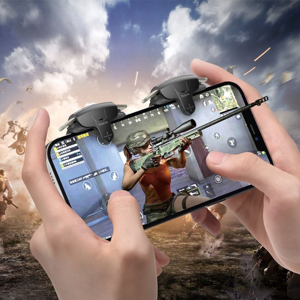 Hoco GM6 Premium Mobil Oyun Kontrolörü - PUBG Mobile Trigger