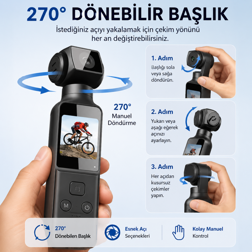 Wifi 4K Ultra HD Aksiyon Kamerası