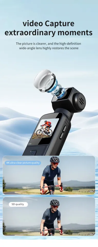 4K Ultra HD Action Camera Profesyonel Aksiyon Kamerası