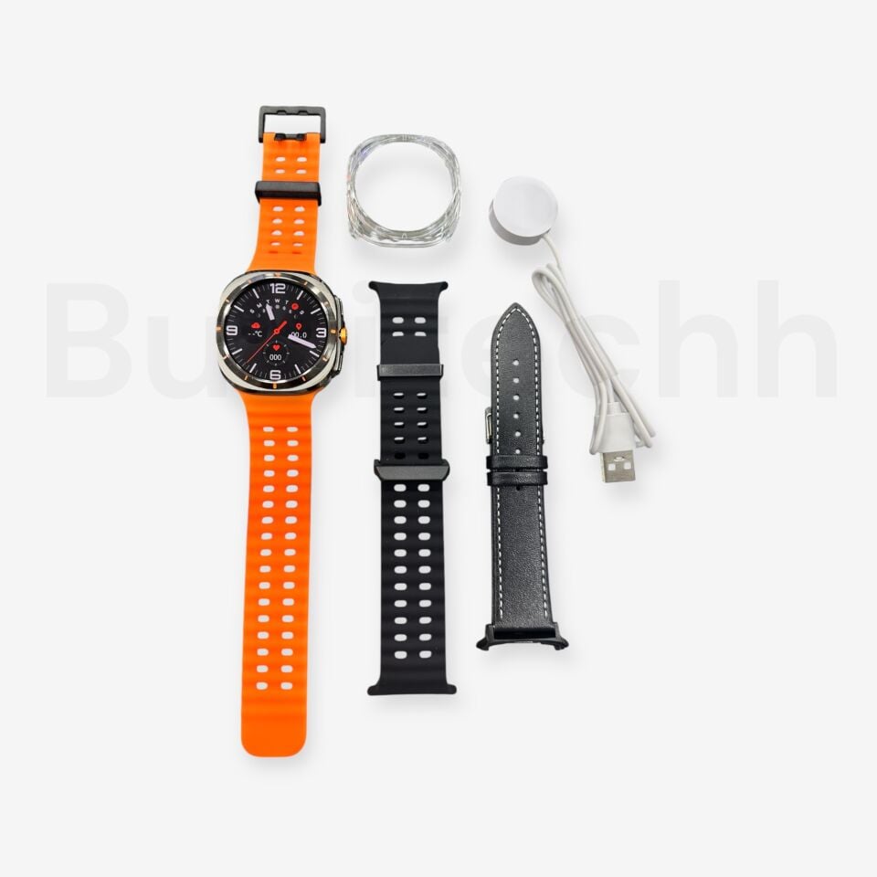 Akıllı Saat Bluetooth Arama iOS Android HW6 PRO+ 3 Kordon