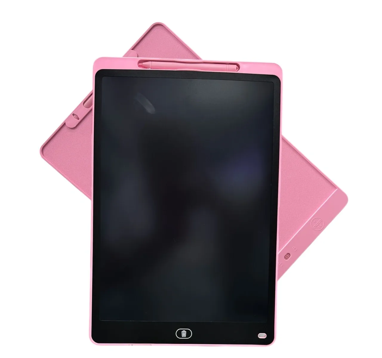 Çocuk İçin 16 İnç Silinebilir Dijital Yazı Tahtası Tablet Kalemli Pembe