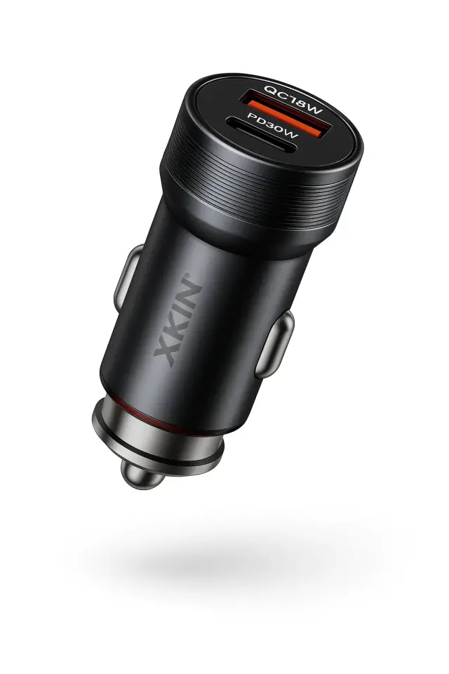 Araç Şarj Cihazı 48W PD30W QC18W Çift USB Girişli