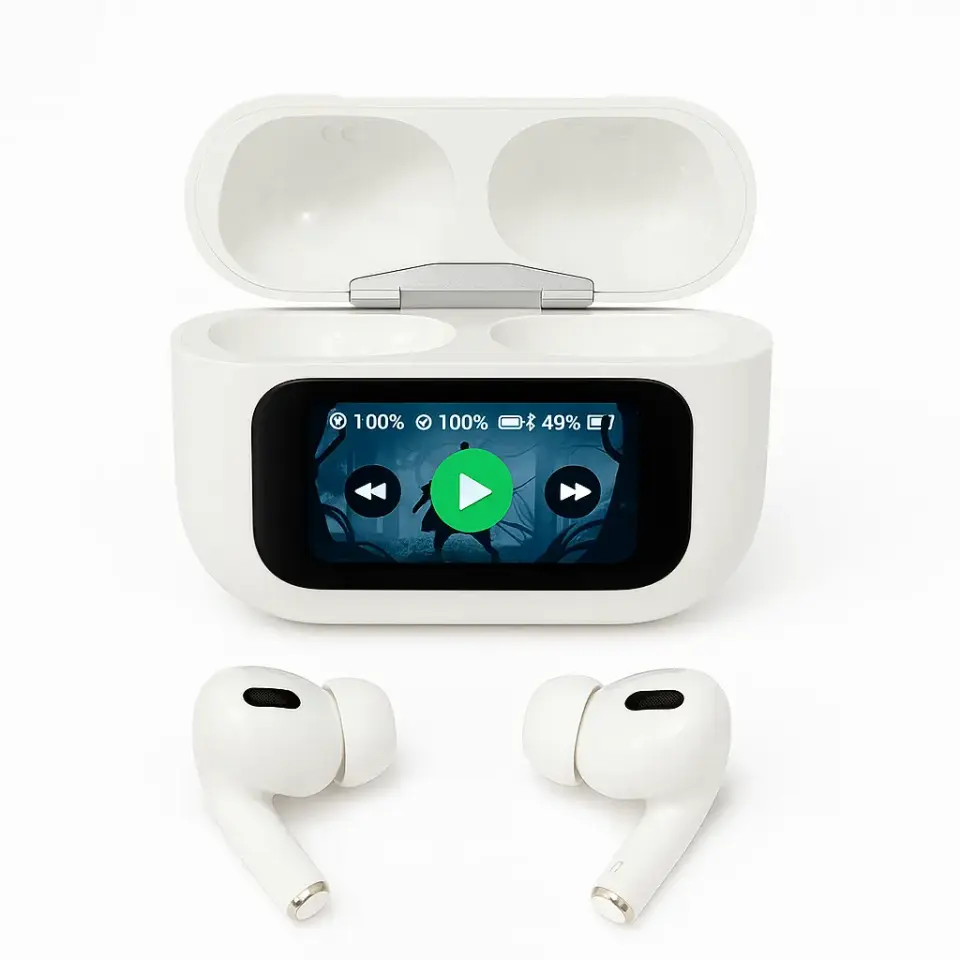 Bluetooth Kulaklık İçi Kulaklık Dokunmatik Dijital Ekranlı