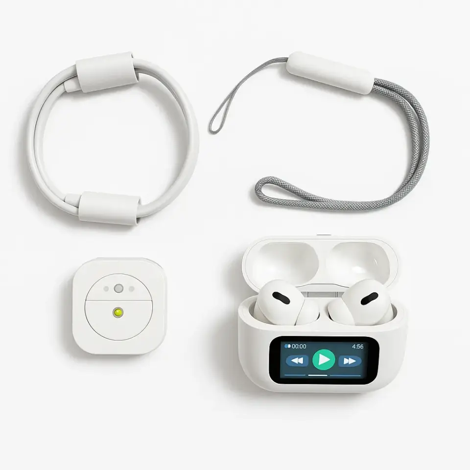 Bluetooth Kulaklık İçi Kulaklık Dokunmatik Dijital Ekranlı