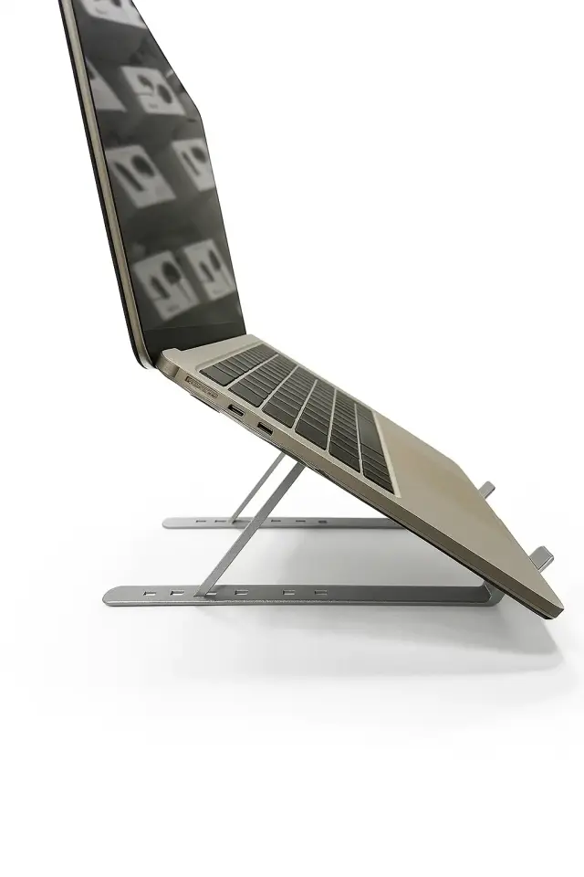 Laptop Notebook Standı Alüminyum Katlanabilir Kademeli