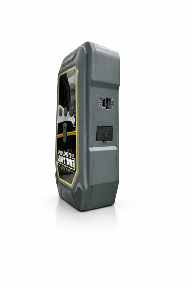 K15 16000MAH Kompresörlü Akü Takviye Cihazı | 4’ü 1 Arada Jump Starter