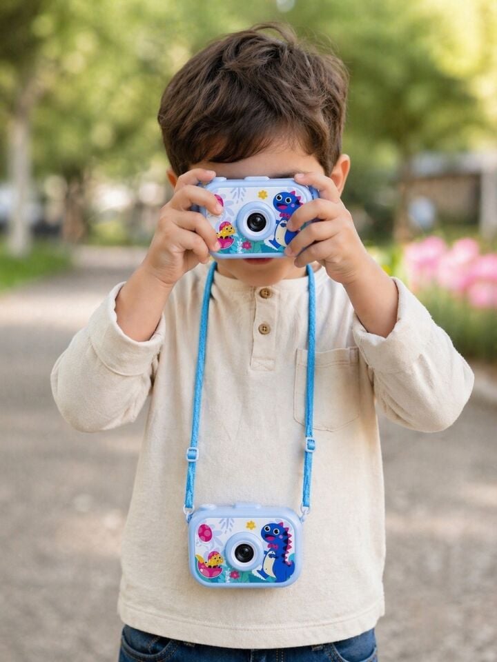 Çocuklar İçin Dijital Fotoğraf Makinesi LF-Y06 MAVİ