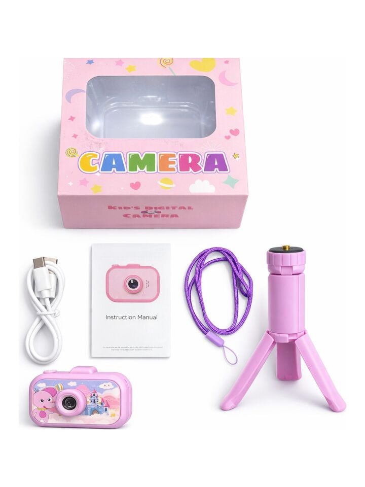Çocuklar İçin Dijital Fotoğraf Makinesi LF-Y06 PEMBE