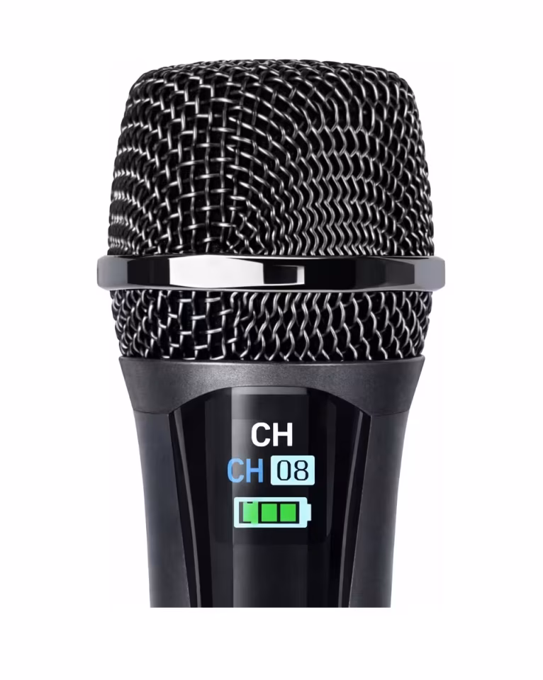 MC-448 Karaoke 2'li Profesyonel Kablosuz Mikrofon Seti