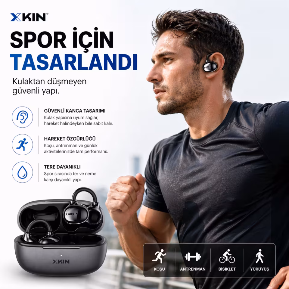 TWS Kulaklık Kablosuz Küpe Bluetooth Kulaklık