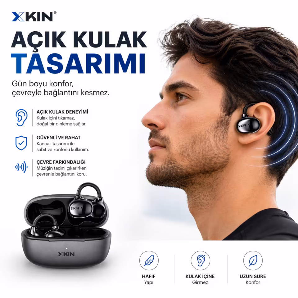 TWS Kulaklık Kablosuz Küpe Bluetooth Kulaklık