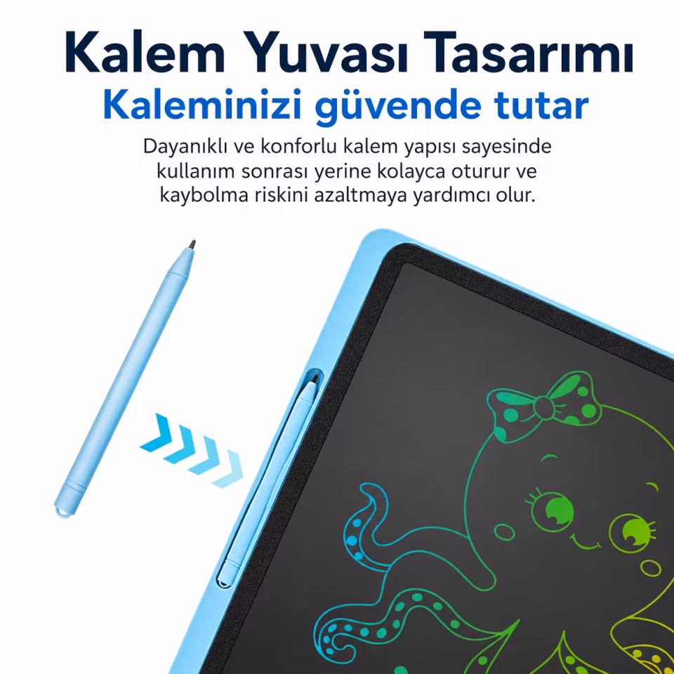 Dijital Yazı Tahtası Silinebilir Çizim Tableti 20 İnç